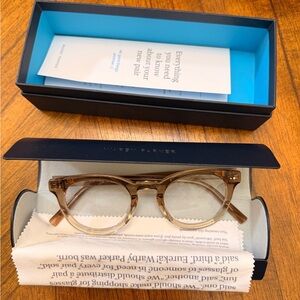 Warby Parker Transparent Brown Eyeglasses
